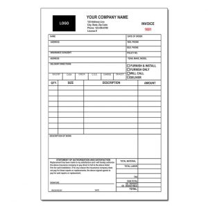 auto repair receipt dnp