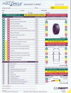 automobile bill of sale template multi point inspection forms mazda lg id