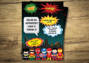 avengers birthday invitations il fullxfull sp