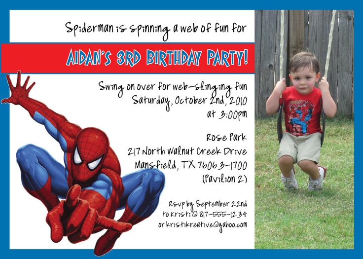 avengers birthday invitations