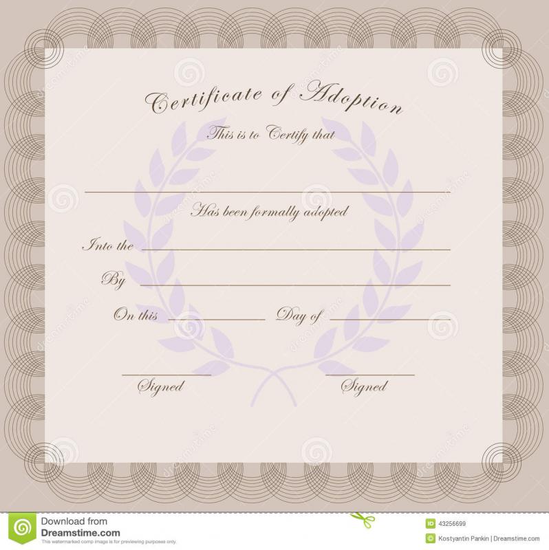 baby dedication certificates