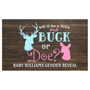 baby shower banner template buck or doe gender reveal party baby shower banner racccfeaadcbfcbdab jjhi