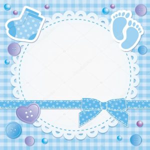 baby shower card template depositphotos stock illustration baby frame