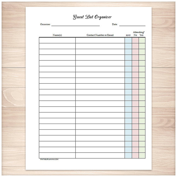 baby shower gift tracker