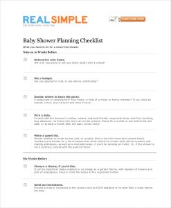 baby shower planning baby shower planning checklist template
