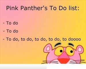 baby shower to do list to do list meme post pink panther to do list meme i kuv qwzfvd