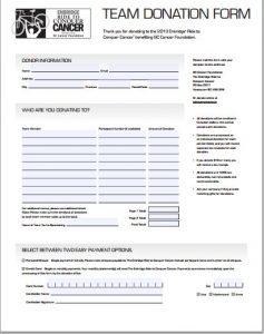 babysitter information sheets donation form