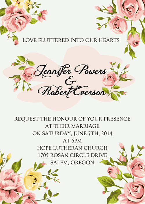 bachelorette invitations template