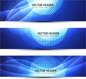 banner design templates header banner blue abstract background