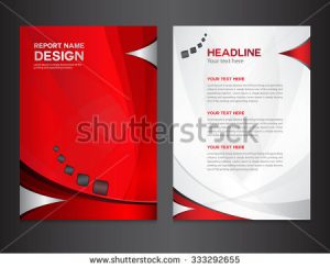 banner design templates stock vector red annual report design vector illustration cover template brochure flyer layout booklet