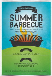 barbeque invitations templates summer barbecue invitation flyer