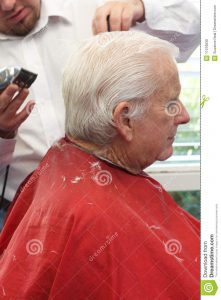 barber business cards grandpa gets haircut