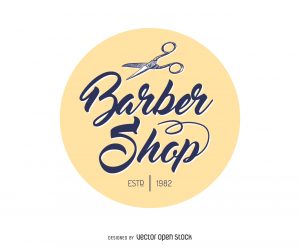 barber shop flyer ebfecaeee barber shop circle logo