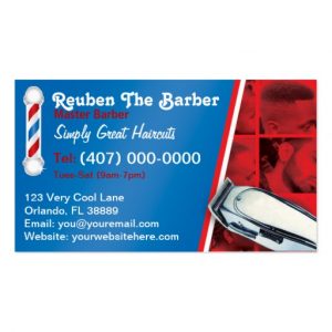 barbershop business cards barbershop barber barber pole and clippers business card rbbeadbbcfaef it byvr