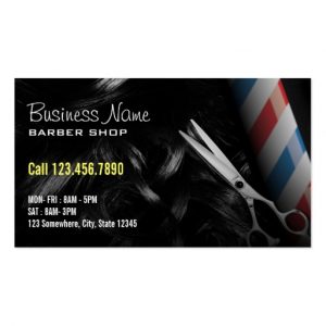 barbershop business cards silver scissor professional barber business cards rdecbdcaba it byvr