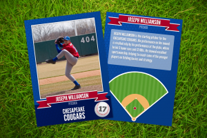 baseball card template front and back o o