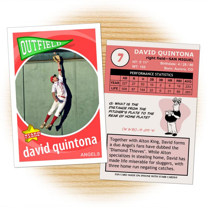 baseball card template