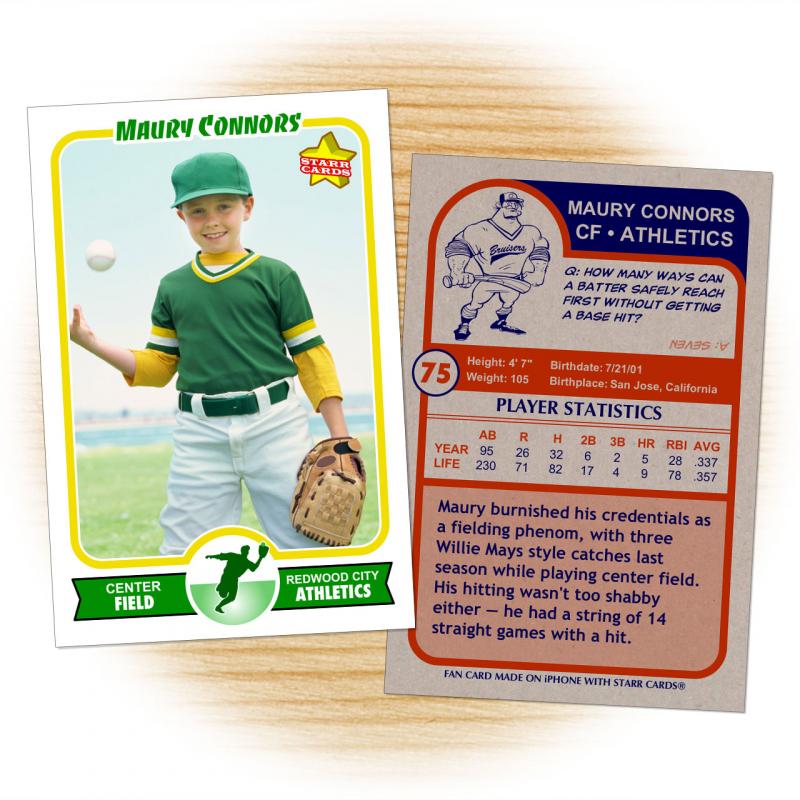 Baseball Card Template Template Business