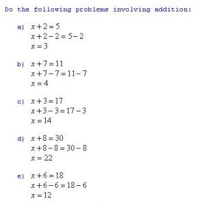 basic algebra problems basicskillsaddsubtas