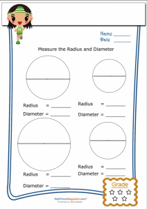 basic geometry worksheets basic geometry worksheet radius diameter