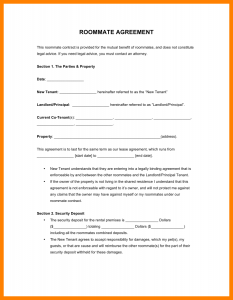 basic rental agreement fillable basic rental agreement fillable roommate agreement template x