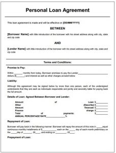 basic rental agreement template doc sample loan agreement between family members