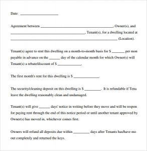 basic rental agreement word document basic rental agreement download in pdf