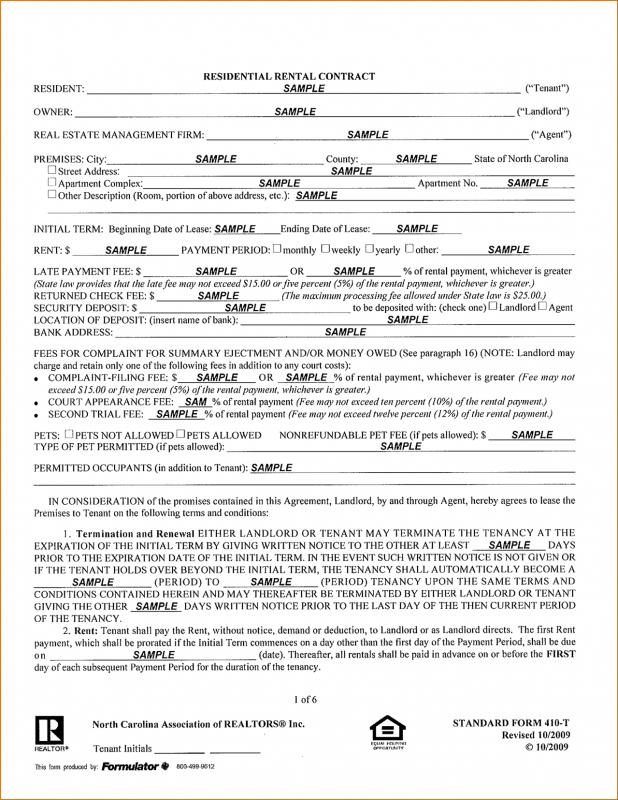 basic rental application