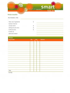 basic resume template word blank recipe template d