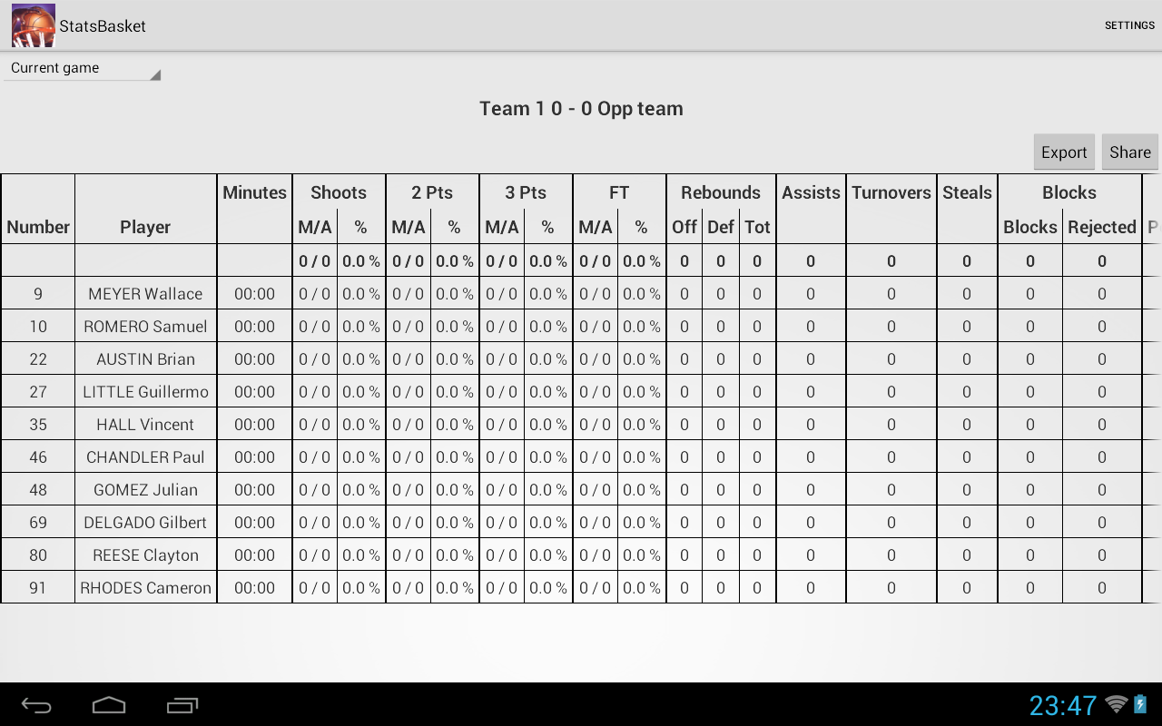 basketball player evaluation form