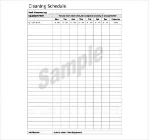 bathroom cleaning schedule cleaning schedule kitchen free download pdf format template