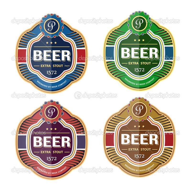 beer bottle label template