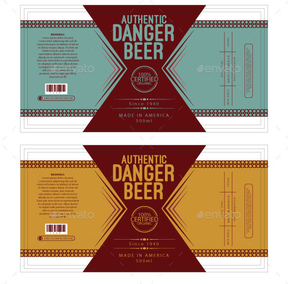 beer label template