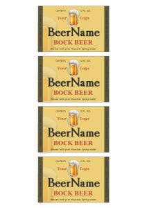 beer label template beerb