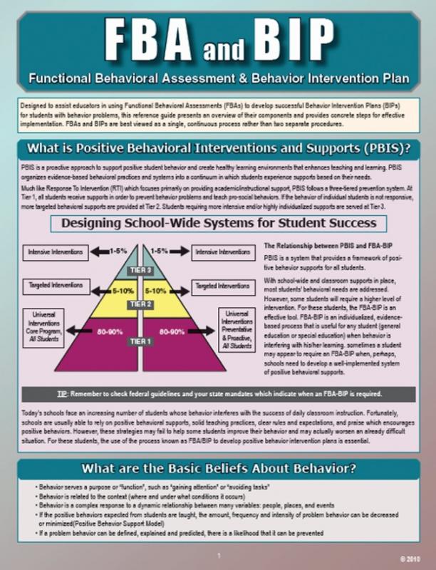 Behavior Intervention Plan Example Template Business