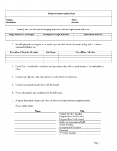 behavior plan template behavior plan template gdxvditc