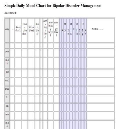 behavior tracking sheet