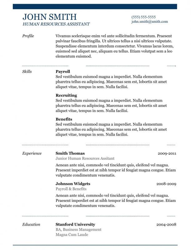 best resume objectives