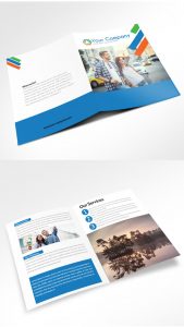 bi fold brochure company bi fold brochure mockup