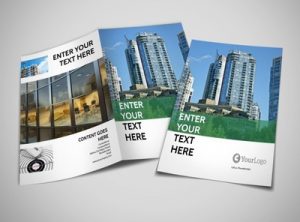 bi fold brochure template commercial real estate bi fold brochure template thumb