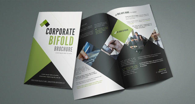 bi fold brochure template