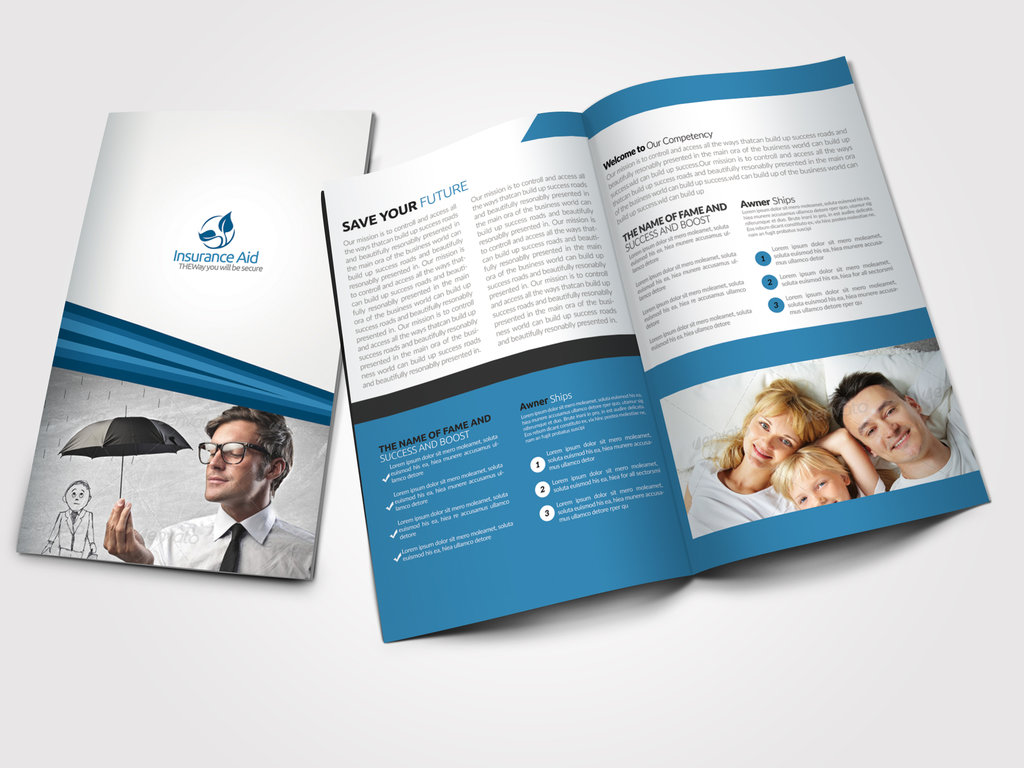 bi fold brochure template