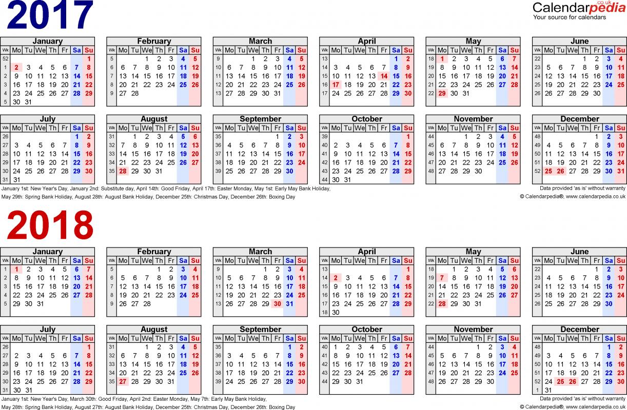 Bi Weekly Pay Calendar Template Business