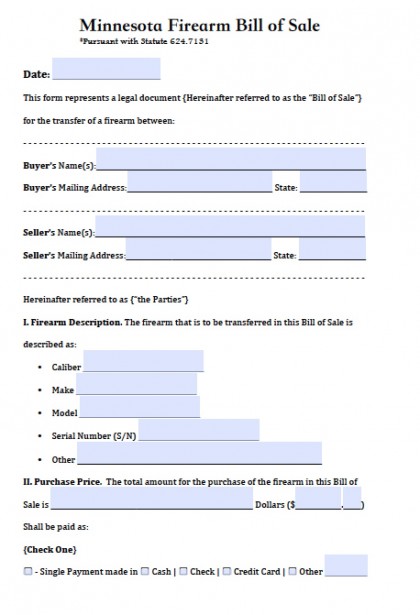 bill of sale for a trailer