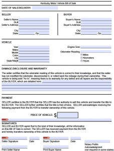 bill of sale for boat and trailer kentucky dmv bill of sale