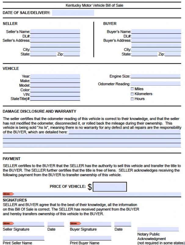 bill of sale for boat and trailer