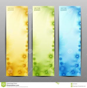 billboard design template abstract flower vector background brochure template banner eps