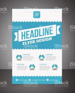 billboard design template business brochure or offer flyer design template vector id