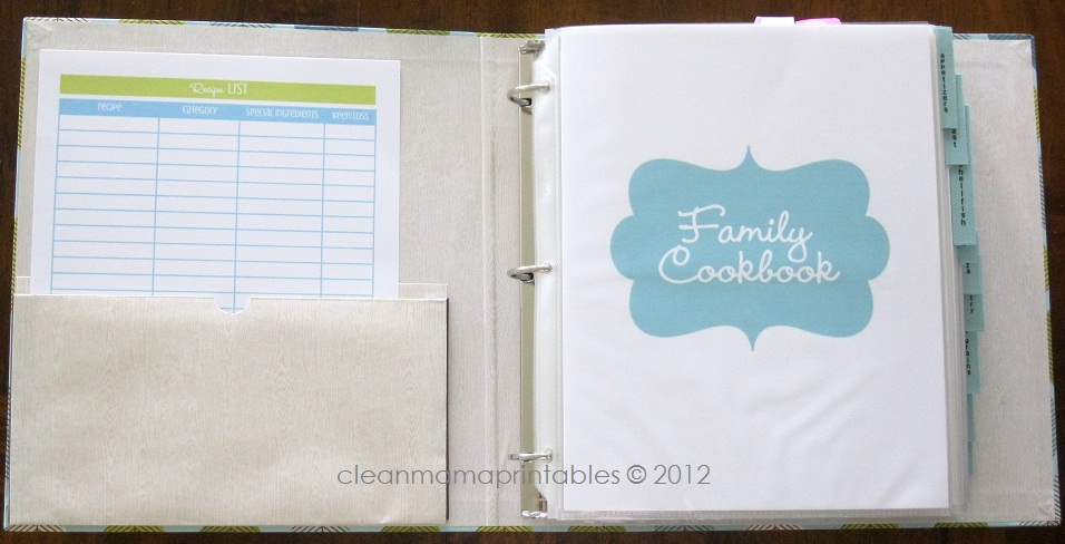 binder cover printables