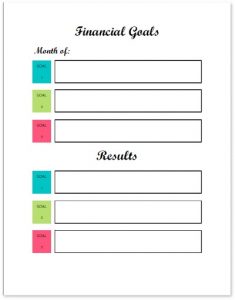 binder cover printables financial goals